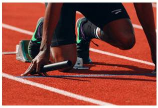 Outset  - The start or beginning of something.