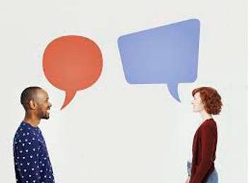 Discourse  - A formal discussion of a topic in speech or writing.