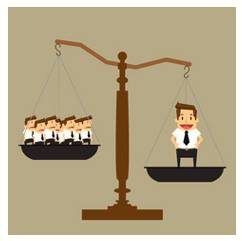 Preponderant  - Larger in number or more important than other people or things in a group.