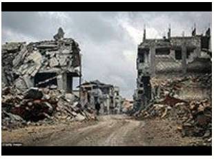Havoc  - Widespread destruction.
