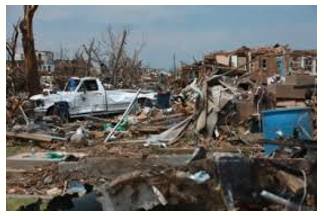 Catastrophe  - An event causing great and usually sudden damage or suffering.