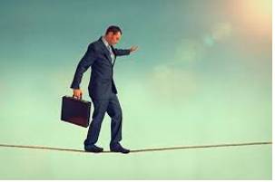 Falter  - To become weaker or less effective.