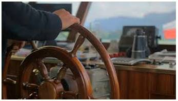 Steer  - Guide the movement or course of.