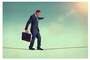 Falter  - To become weaker or less effective.