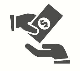 Upfront  - (of a payment) in advance.