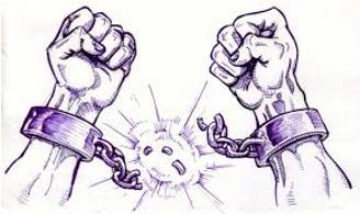 Emancipate  - Set free, especially from legal, social, or political restrictions.