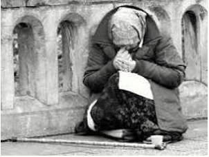 Misery  - A cause or source of great distress or discomfort.