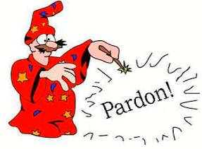 Amnesty  - An official pardon for people who have been convicted of political offences.