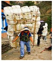 Cumbersome  - Large or heavy and therefore difficult to carry or use.