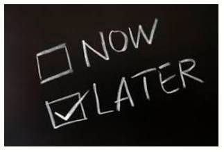 Back-burner  - Postpone consideration of or action on.