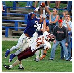 Intercept  - Obstruct (someone or something) so as to prevent them from continuing to a destination.