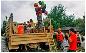 Evacuate  - To move people from a place of danger to a safer place.