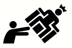 Topple  - To make somebody lose their position of power or authority.