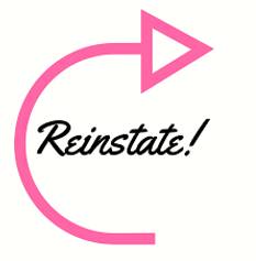 Reinstate  - Restore (someone or something) to their former position or state.