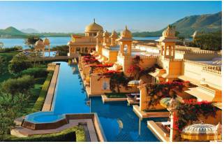 Palatial  - (of a room or building) very large and impressive, like a palace