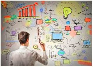 Devise  - To invent something new or a new way of doing something.