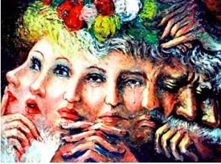 Mercurial  - Subject to sudden or unpredictable changes of mood or mind.