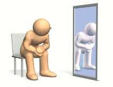 Introspect  - Examine one's own thoughts or feelings.