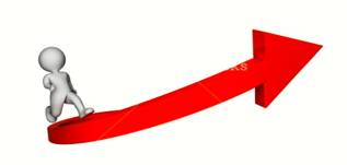 Ratchet  - To increase, or make something increase, repeatedly and by small amounts.