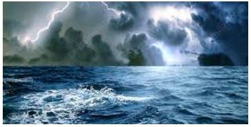 Brew  - (of an unwelcome event or situation) begin to develop.