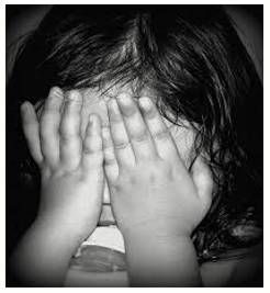 Timid  - Showing a lack of courage or confidence; easily frightened.