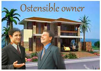 Ostensible - Stated or appearing to be true, but not necessarily so.