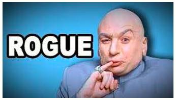 Rogue  - A person whose behaviour one disapproves of but who is nonetheless likeable or attractive.