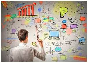 Devise  - To invent something new or a new way of doing something.
