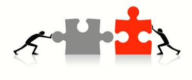 Cohesive  - Causing people or things to become united.