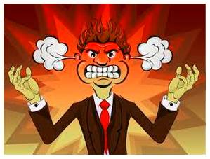 Wrath  - Extreme anger.