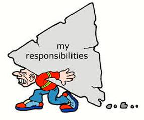 Onus  - The responsibility for something.