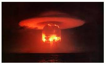 Holocaust  - Destruction or slaughter on a mass scale, especially caused by fire or nuclear war.