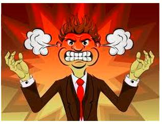 Wrath  - Extreme anger.