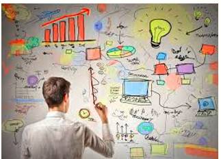 Devise  - To invent something new or a new way of doing something.