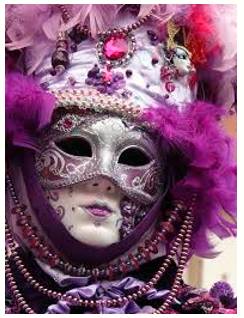 Masquerade  - To pretend to be something that you are not.