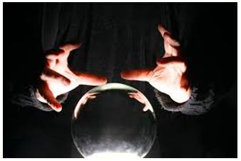 Prophesy  - Say that (a specified thing) will happen in the future.