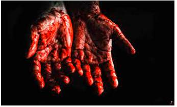 Gory  - Involving or showing violence and bloodshed.