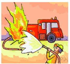 Douse  - Extinguish (a fire or light)