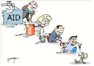 Trickle  - Come, go, or appear slowly or gradually.