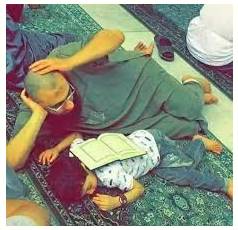 Sacrilege  - An act of treating a holy thing or place without respect.