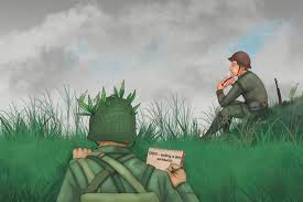 Reconnaissance  - Military observation of a region to locate an enemy or ascertain strategic features.