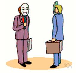 Spurious  - Not being what it purports to be; false or fake.