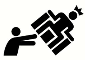 Topple  - to make somebody lose their position of power or authority.