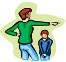 Berate  - Scold or criticize (someone) angrily.