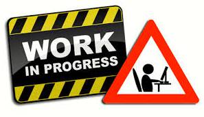 Under way  - Having started and in progress; being done or carried out.