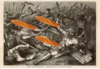 Decimation  - The act of severely damaging something or making something much weaker.