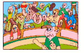 Rumbustious  - Boisterous or unruly.