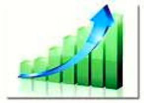 Uptick  - A small increase or slight upward trend.