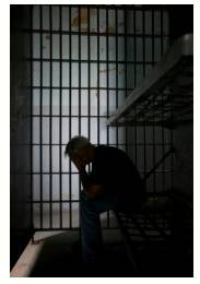 Incarceration  - The state of being confined in prison.
