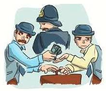 Malfeasance  - The doing of a wrongful or illegal act, esp. by a public official.